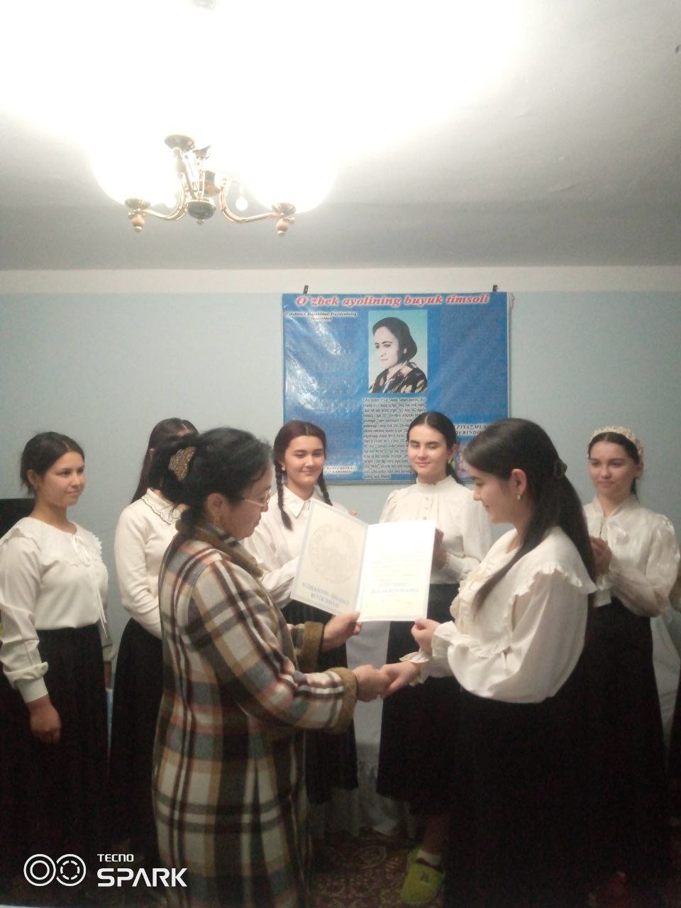 Texnikum "O`quvchilar turar joyi"da o`tkazilgan kitobxonlik kechasi