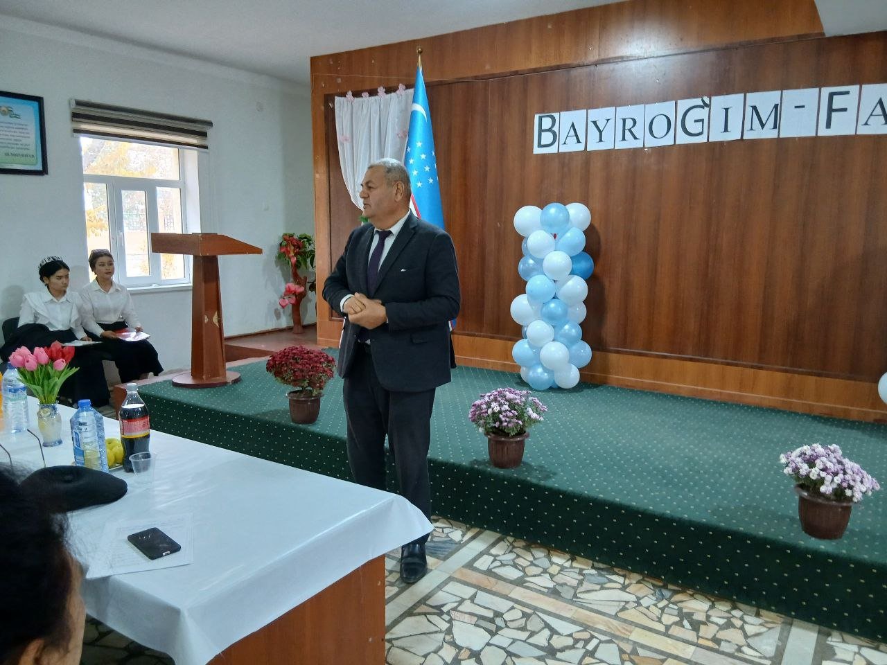 Texnikumda Bayrog`im faxrim shiori ostida tadbir bo`lib o`tdi