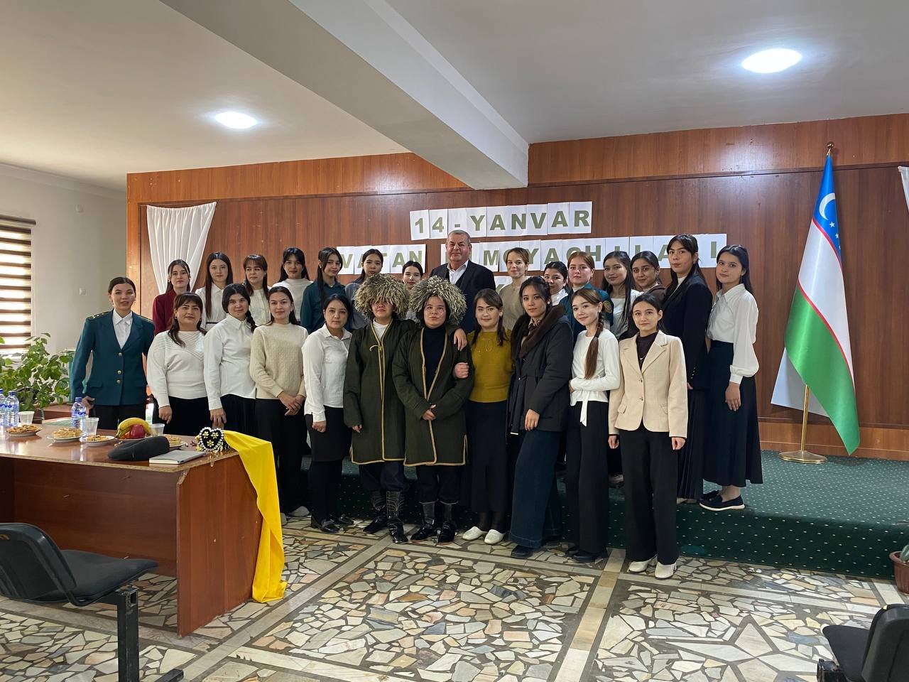 Texnikumda 14 -yanvar  Vatan  himoyachilari kuniga bag`ishlangan tadbir bo`lib o`tdi