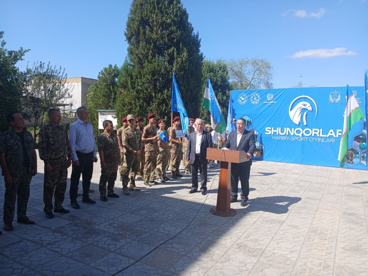 "Shunqorlar"harbiy-sport o`yinlari musobaqasi bo`lib o`tdi